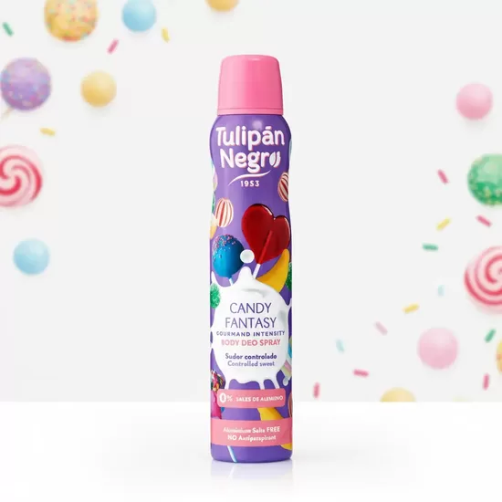 TULIPAN NEGRO izsmidzināms dezodorants CANDY FANTASY, 200ml